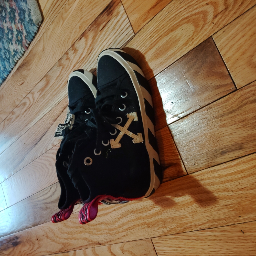 Off -White High-Top Sneakers Woman's